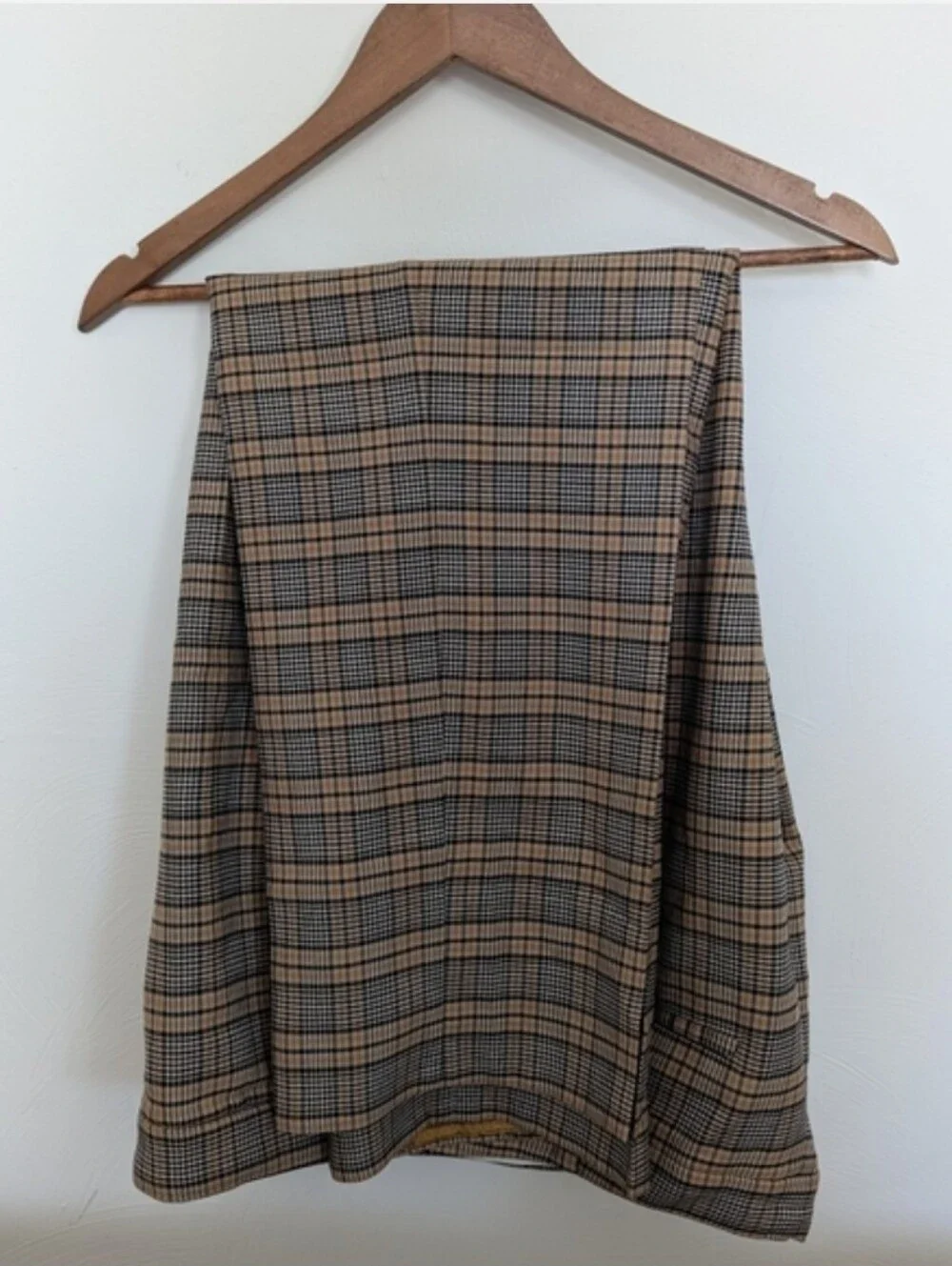 Preppy Office Buisness EUC J Crew Kate Italian Nalya wool plaid pants Sz.8